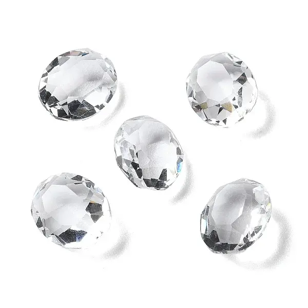 Transparent Glass Rhinestone Cabochons