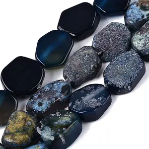 Dyed Natural Agate Beads Strands
