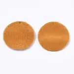 Flocky Alloy Pendants