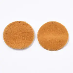 Flocky Alloy Pendants