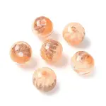 Two Tone Transparent Acrylic Beads