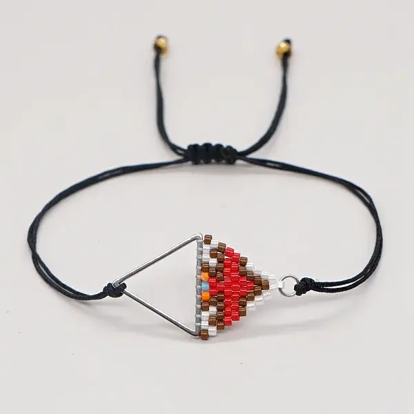 Rhombus Loom Pattern MIYUKI Seed Beads Bracelets for Women