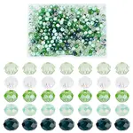 500Pcs 5 Colors Glass Beads Strands