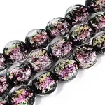 Handmade Foil Glass Beads Strands