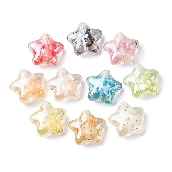 Transparent Resin & Natural Shell Beads