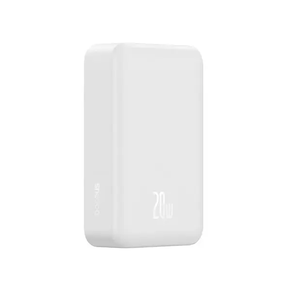 Magnetická Powerbanka Baseus EnerFill FM41 Ultra Mini 20W, 20000mAh, bílá