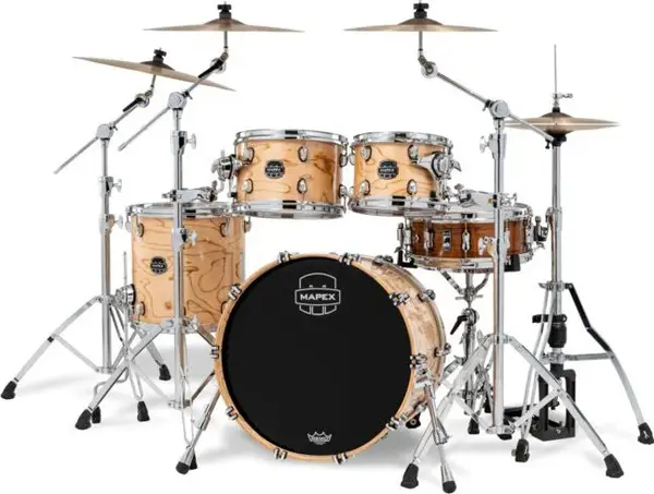 Mapex Saturn Natural Maple burl Rock Set SR504XZXN