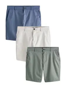 Next Chino nohavice  zafírová / nefritová / prírodná biela