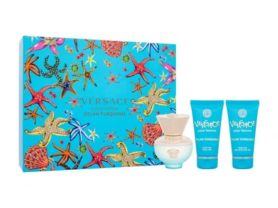 Versace Dylan Turquoise - EDT 50 ml + parfémovaný tělový gel 50 ml + sprchový gel 50 ml