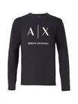 ARMANI EXCHANGE Tričko  námornícka modrá / biela