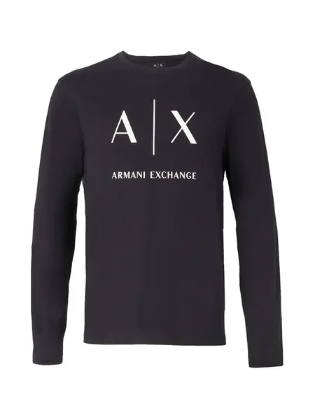 ARMANI EXCHANGE Tričko  námornícka modrá / biela