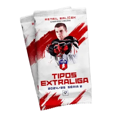 Hokejové karty Tipos Extraliga 2024/25 - Retail balíček - 2. série
