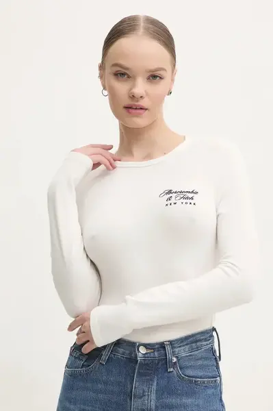 Tričko s dlouhým rukávem Abercrombie & Fitch