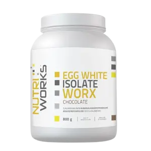 NutriWorks Egg White Isolate Worx 800g - čokoláda