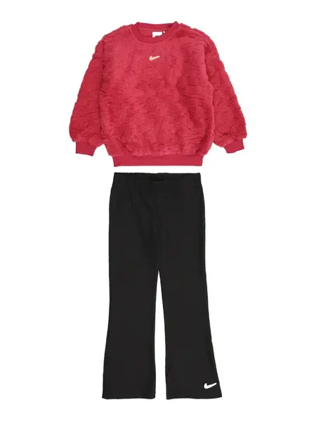 Nike Sportswear Set  červená / čierna