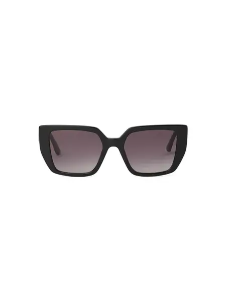 Karl Lagerfeld Slnečné okuliare ' AUTOGRAPH LOGO '  čierna
