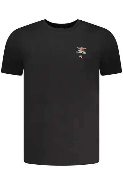 Černé pánské triko s krátkým rukávem