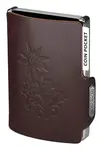 Kožená mini peněženka Mondraghi Silhouette Edelweiss Brown