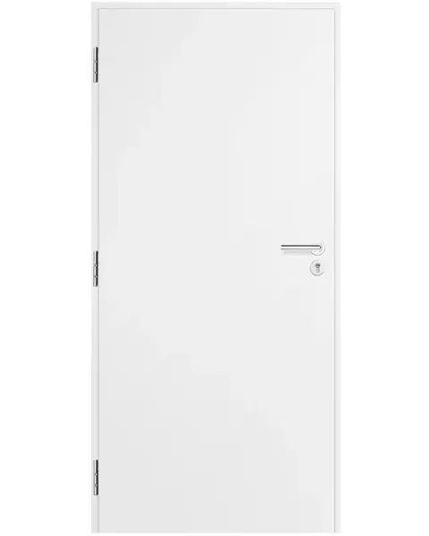 Protipožární dveře EI EW 30 DP3 - Bílý ST CPL (Odolný Laminát), Sněhobílá, Bílý Premium