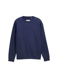 TOM TAILOR DENIM Mikina  tmavomodrá