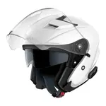 Moto přilba s headsetem SENA Outstar S lesklá bílá M (59-60)