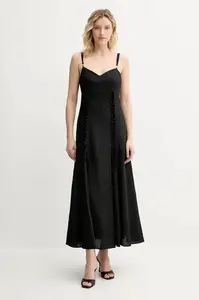 Twinset Šaty s příměsí lnu Twinset