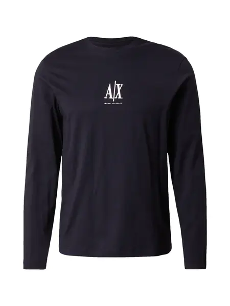 ARMANI EXCHANGE Tričko  námornícka modrá / biela