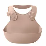 BIBS detský podbradník s vreckom - Blush