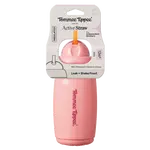 Tommee Tippee Hrneček s brčkem Active 12m+ 266 ml růžový