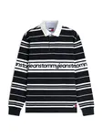 Tommy Jeans Tričko  tmavomodrá / biela