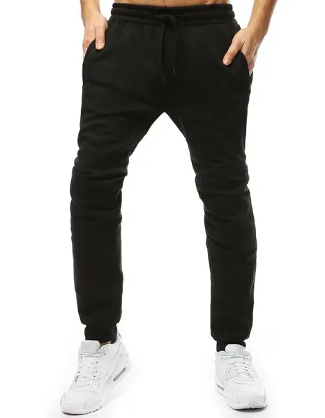 Pánské černé jogger tepláky Dstreet