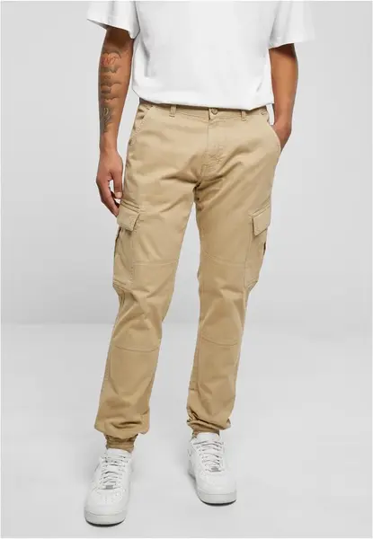 Prané Cargo Twill Jogging Kalhoty unionbéžové