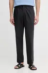 Emporio Armani nohavice chinos pánske bavlnené