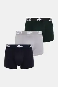 Lacoste boxerky pánske bavlnené s elastanom 3-pak