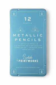 Printworks  Sada pastelek v pouzdře  Metallic 12-pack