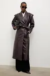 Kožený kabát Answear.LAB LILLIAN