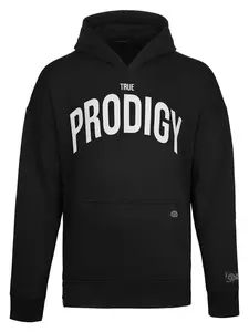 trueprodigy Mikina 'Tobi'  čierna / biela