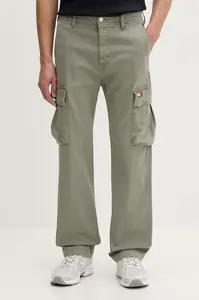Tommy Jeans Boyfriend kalhoty pánské bavlněné s elastanem