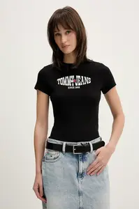Tommy Jeans  tričko dámské s bavlnou