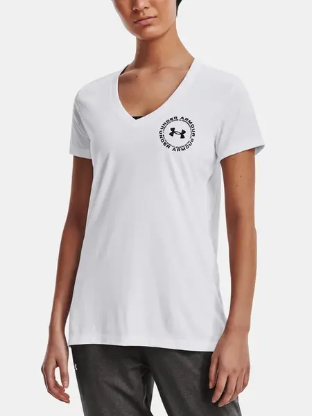 Under Armour T-Shirt Tech Solid LC Crest SSV-WHT - Women
