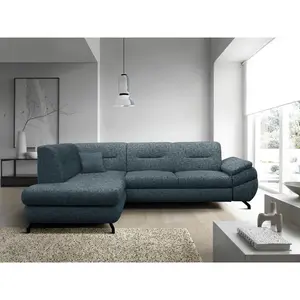 MID.YOU ROHOVÁ SEDAČKA, textil, modrá