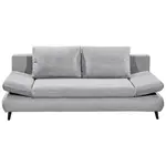 MID.YOU ROZKLÁDACÍ POHOVKA, textil, kompozitní dřevo, světle šedá