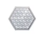 Hexagon Shape Cup Mat Food Grade Silicone Molds