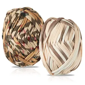 2 Skeins 2 Styles Polyester Cloth Yarn