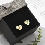 Rack Plating Brass Micro Pave Clear Cubic Zirconia Stud Earrings