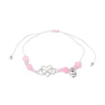 Natural Dyed White Jade Braided Bead Bracelets