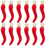 30Pcs Rack Plating Alloy Enamel Pendants