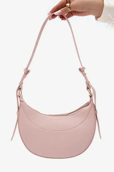Flora&amp;Co malá růžová kabelka z eko kůže