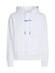 KARL LAGERFELD JEANS Mikina  modrá / biela