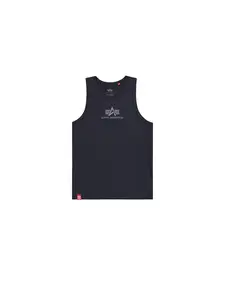 ALPHA INDUSTRIES Tričko  tmavomodrá / sivá